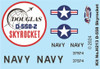 Atlantis H213 1:54 Douglas D-558-2 Skyrocket US Navy with Swivel Stand Kit