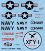 Atlantis L526 1:48 Convair XFY-1 Pogo US Navy VTOL Fighter Plastic Model Kit
