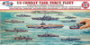 Atlantis R6300 1:1200 US Combat Task Force Fleet 12 Famous Ships Plastic Model