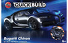 Airfix J6025 Bugatti Chiron QUICKBUILD Black Plastic Model Kit Hobby Collectible