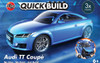 Airfix J6054 Audi TT Coupe QUICKBUILD Blue Plastic Model Kit Hobby Collectible