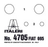 Italeri 4705 1:12 Fiat Abarth 695 SS Assetto Corsa Plastic Model Kit Hobby