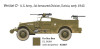 Italeri 7063 1:72 M3A1 Scout Car Plastic Model Kit WWII US Army Armored Car