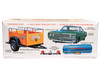 MPC 975 1:25 1968 Dodge Coronet Hardtop w/Trailer Plastic Model Kit Hobby