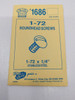 Kadee 1686 HO Scale 1-72 x 1/4in Stainless Steel Screws Pack of 12 Hardware
