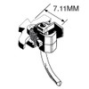 Kadee 51 HO Scale .280in Short NEM 363 European-Style Magne-Matic Couplers