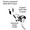 Kadee 52 HO Scale .340in Medium NEM 363 European-Style Magne-Matic Couplers