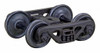 Kadee 560 HO Scale ACL Barber S-2 Roller Bearing Trucks 33in Smooth Back Wheels