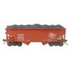 Kadee 7528 HO Scale Milwaukee Road 50-Ton AAR Standard 2-Bay Open Hopper #96053