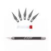 Excel Blades 19018 K18 Soft Grip-On Knife with 5 Blades and Safety Cap