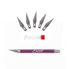 Excel Blades 19019 K18 Grip-On Knife With Extra Blades Blue Hobby Craft Tool