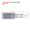 Excel Blades 20018 #18 Wood Chisel Blade 5 pcs. Hobby Craft Tool for Modeling