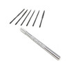 Excel Blades 55668 6-Piece Assorted Sharpening File Set with Handle for Modeling