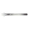 Excel Blades 55677 6" Stainless Steel Pocket Ruler Hobby Craft Tool for Modeling