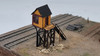 J & L Innovations 240 N Scale Avon St. Elevated Crossing Gate Tower Wood Kit