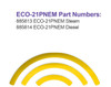 Soundtraxx 882006 ECO-21PNEM Econami Diesel DCC Sound Decoder 6-Function 21-Pin