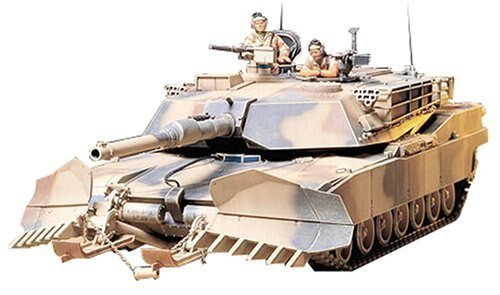 Tamiya 35158 1/35 Scale U.S. M1A1 Abrams W/ Mine Plow Crazy Model Trains