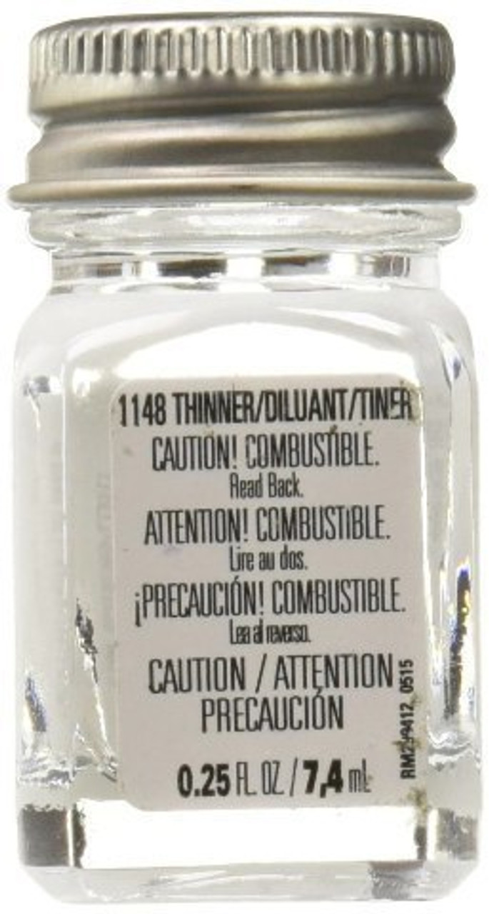 Testor Corp. Enamel Plastics Paint Thinner; 7.4ml