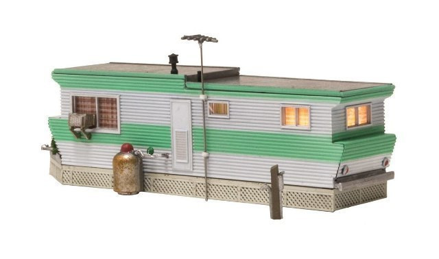Woodland Scenics Landmark Structures Built-&-Ready® Grillin' & Chillin' Trailer, HO Scale - Foto 6