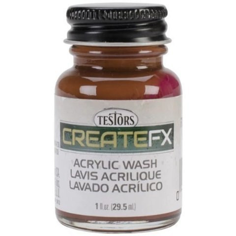 CreateFX (R) Acrylic Wood-Color Washes - 1oz 29.6mL - Bottle -- Mahoga