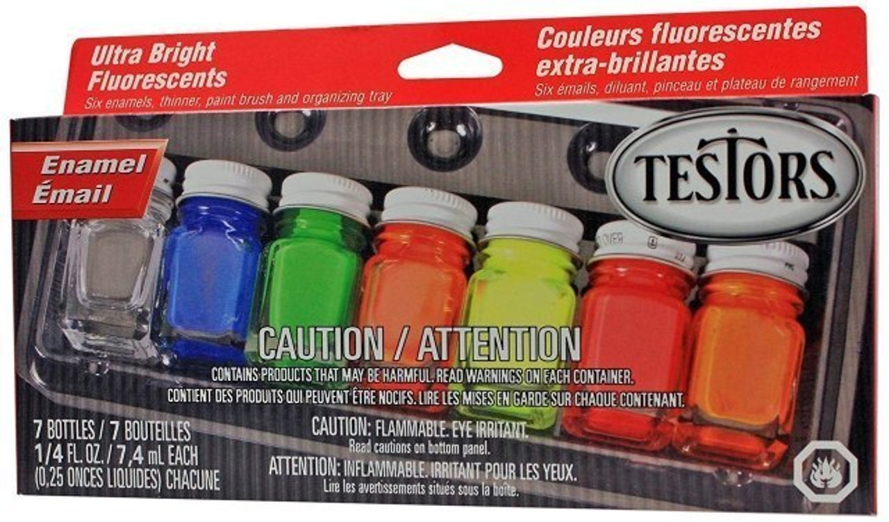 Testors 9119 Model Car Enamel Paint Set