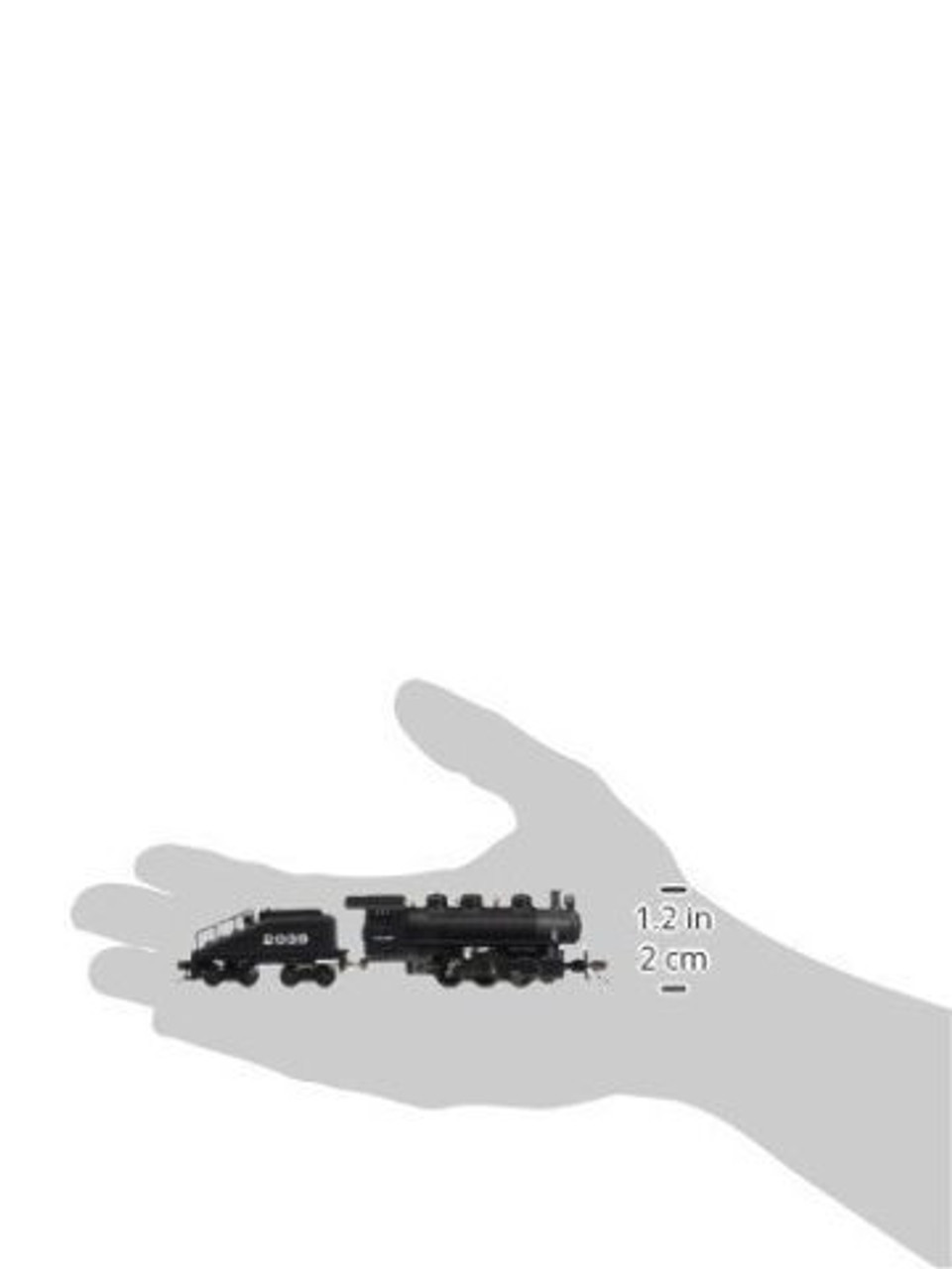 Bachmann 50566 N Scale USRA 0-6-0 ATSF Locomotive with Switcher