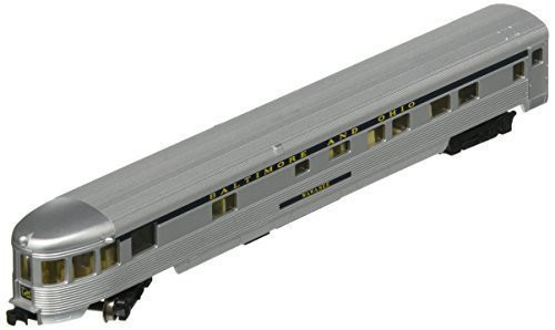 Bachmann 14553 N Scale Streamline Fluted Observation Car with