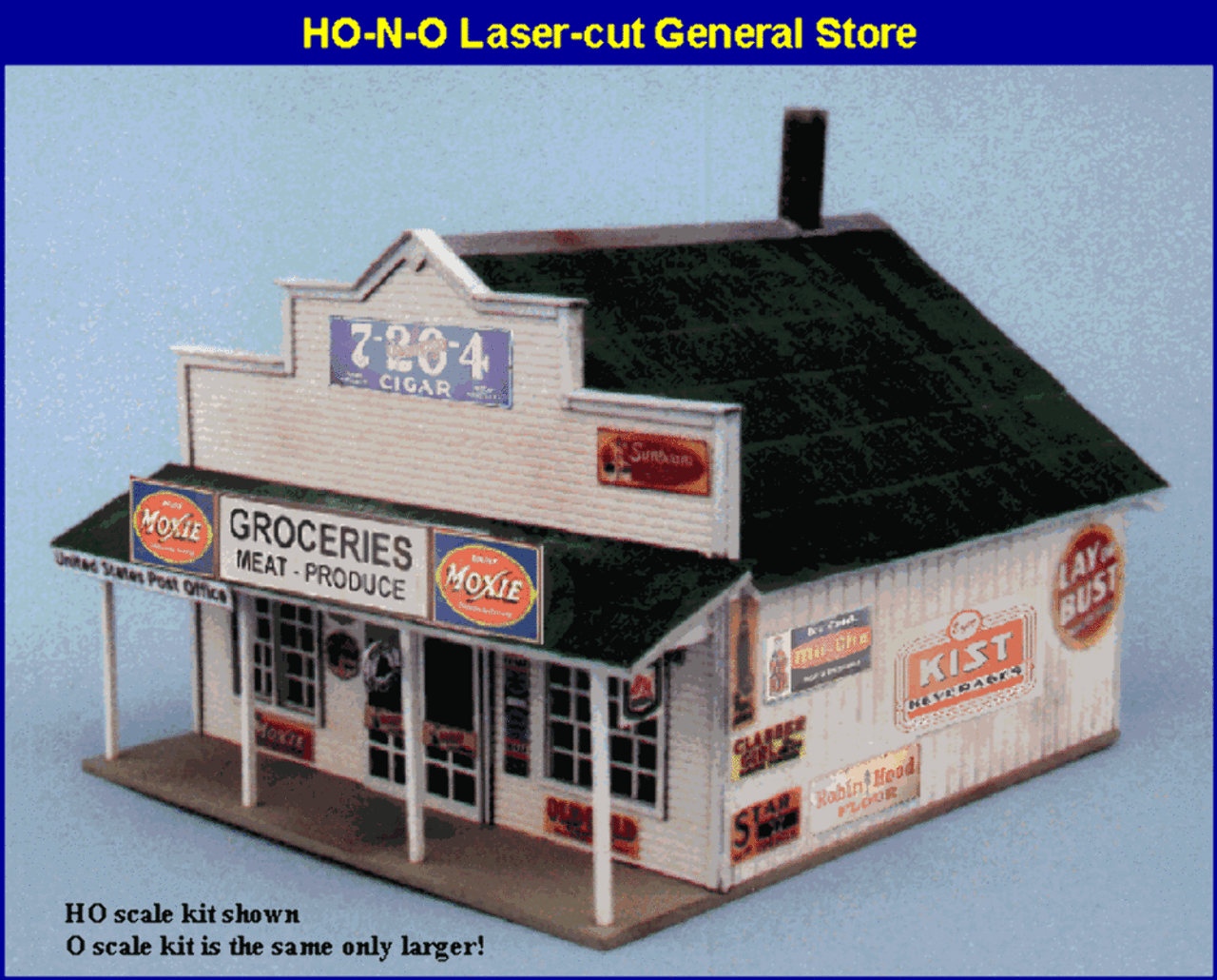 O scale laser cut buildings sale