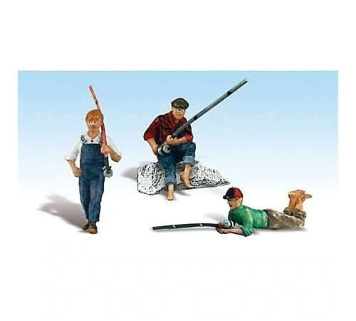 Woodland Scenics A2569 G Scale Fishing Buddies Crazy Model Trains