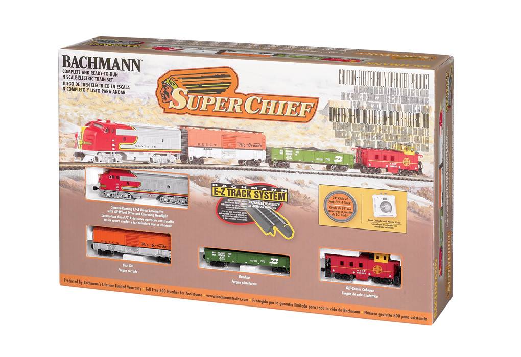 Bachmann 24021 N Scale Super Chief Train Set - Crazy Model Trains