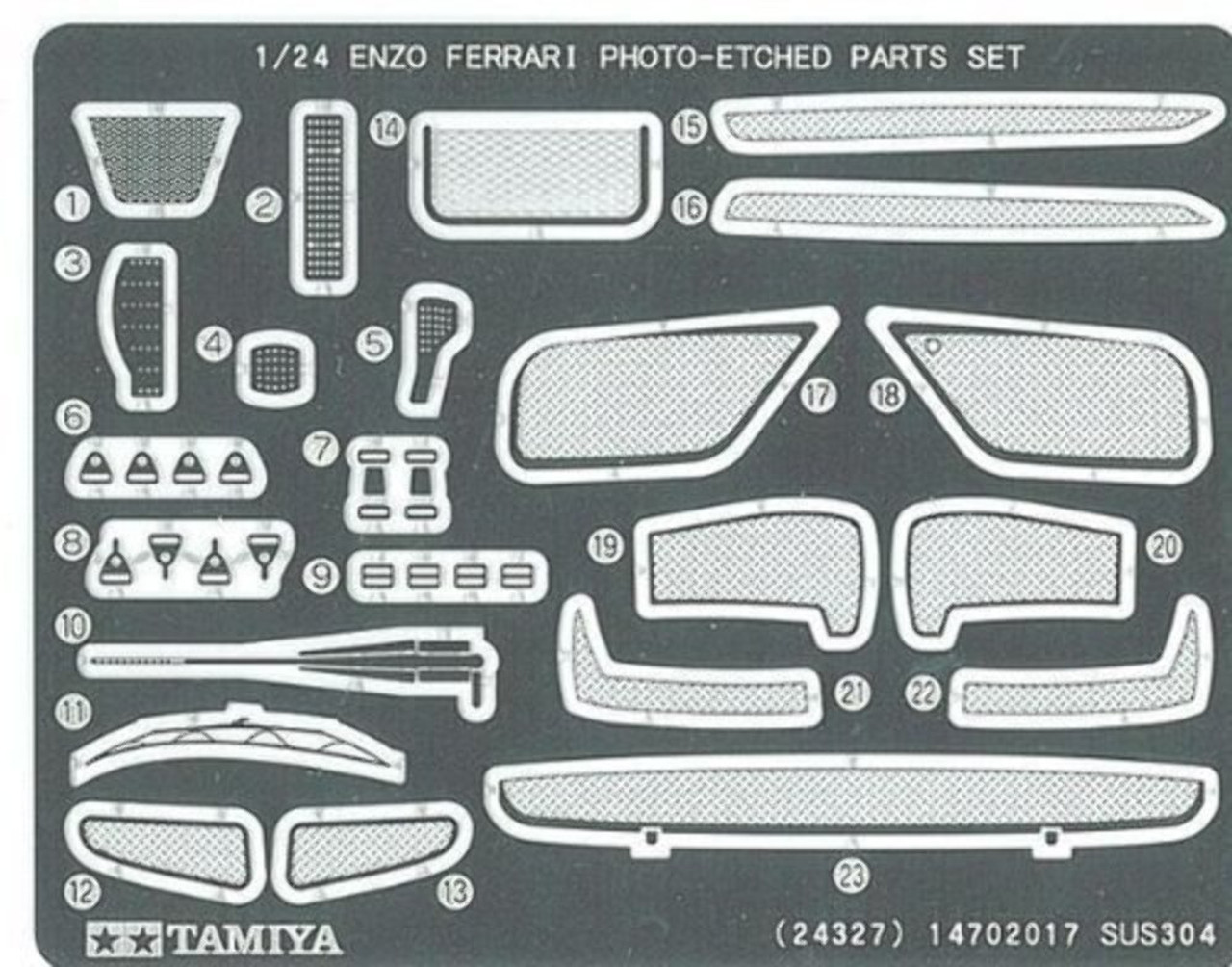 Tamiya Enzo Ferrari with Detailed Parts 1/24 Scale Model Building