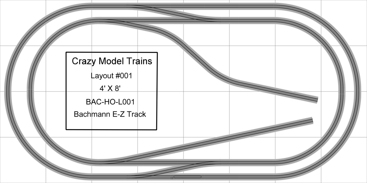 Bachmann E-Z Track Train Layout #001