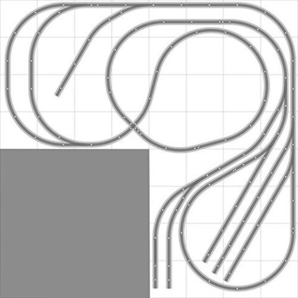 Model Train Thomas The Train Figure Layout Bachmann E-Z Track