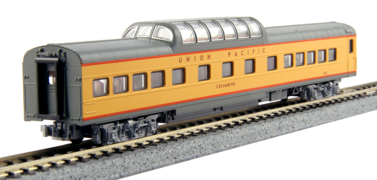 Kato 106-086 N Scale Union Pacific Excursion Train Car Set (7