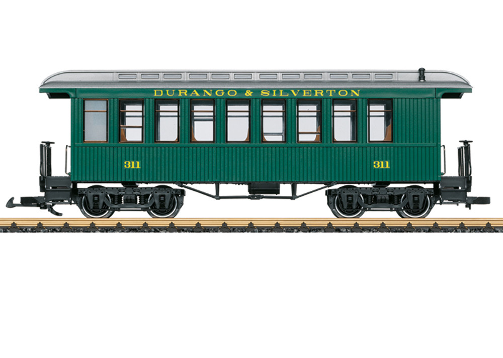 LGB Gゲージ サーカス客車　4136-2 (ジャンク品) LGB 36821 G Scale Durango & Silverton RR Passenger Car #311