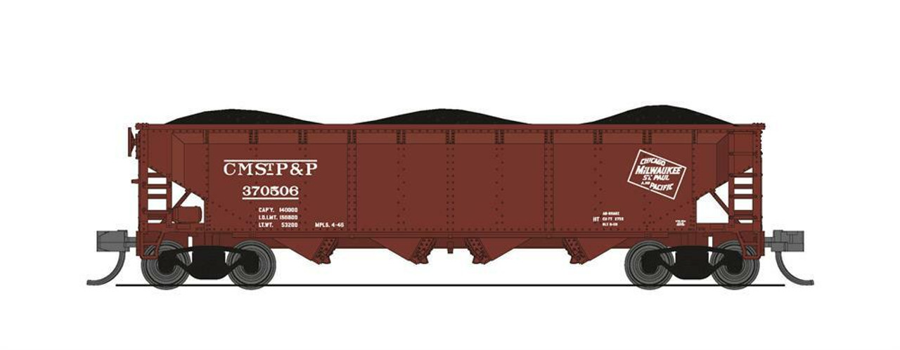 Broadway Limited 7428 N Scale MILW 30s/40s CMStP&P ARA 70