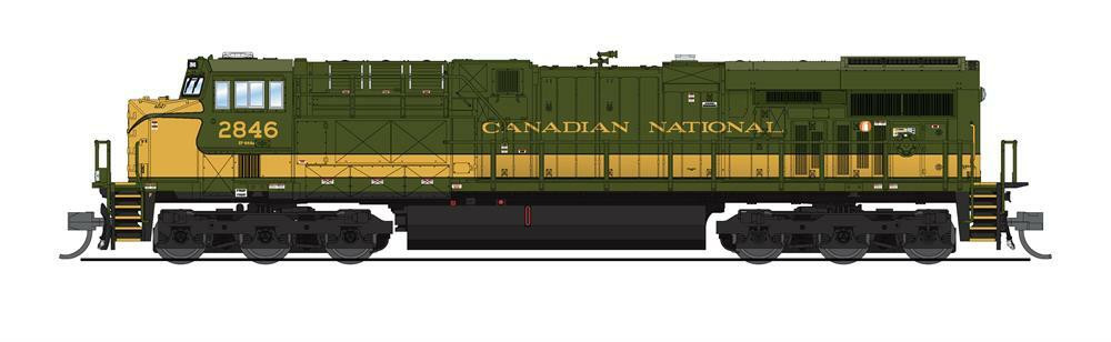 Broadway Limited 7307 N CN GE ES44AC Fantasy Paint Scheme DCC