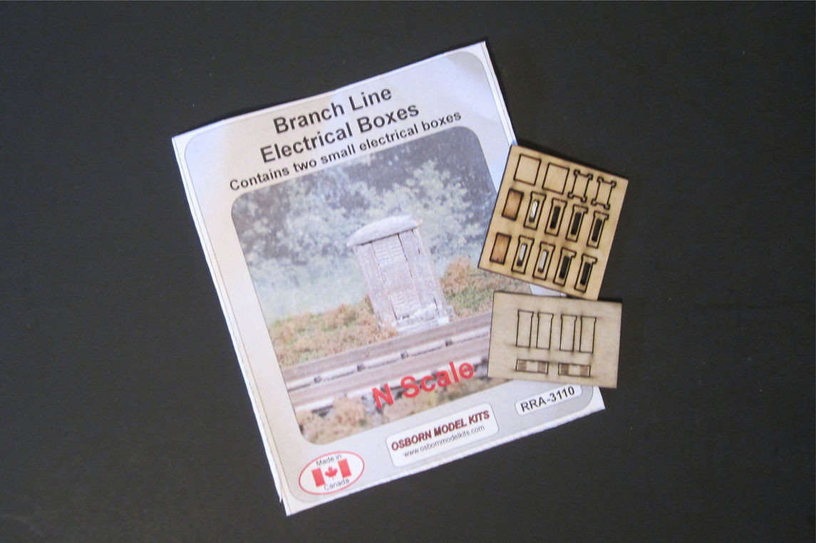 Electrical Model Kit Osborn Model Kits 3110 N Scale Branch Line Electrical Boxes - Crazy ...