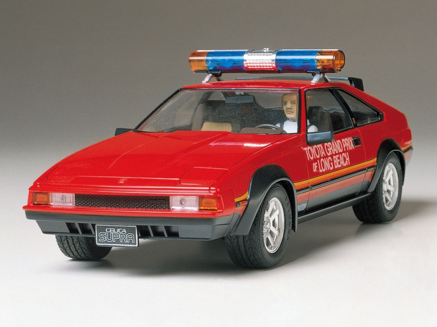 Macheta Statica de Asamblat Tamiya 1/24 Toyota Celica Supra Long Beach Gp Marshal Car - Machete Statice - HPI Racing Romania - Magazinul tau de modelism RC si Hobby Macheta Statica de Asamblat Tamiya 1/24 Toyota Celica Supra Long Beach Gp Marshal Car - Machete Statice - HPI Racing Romania - Magazinul tau de modelism RC si Hobby