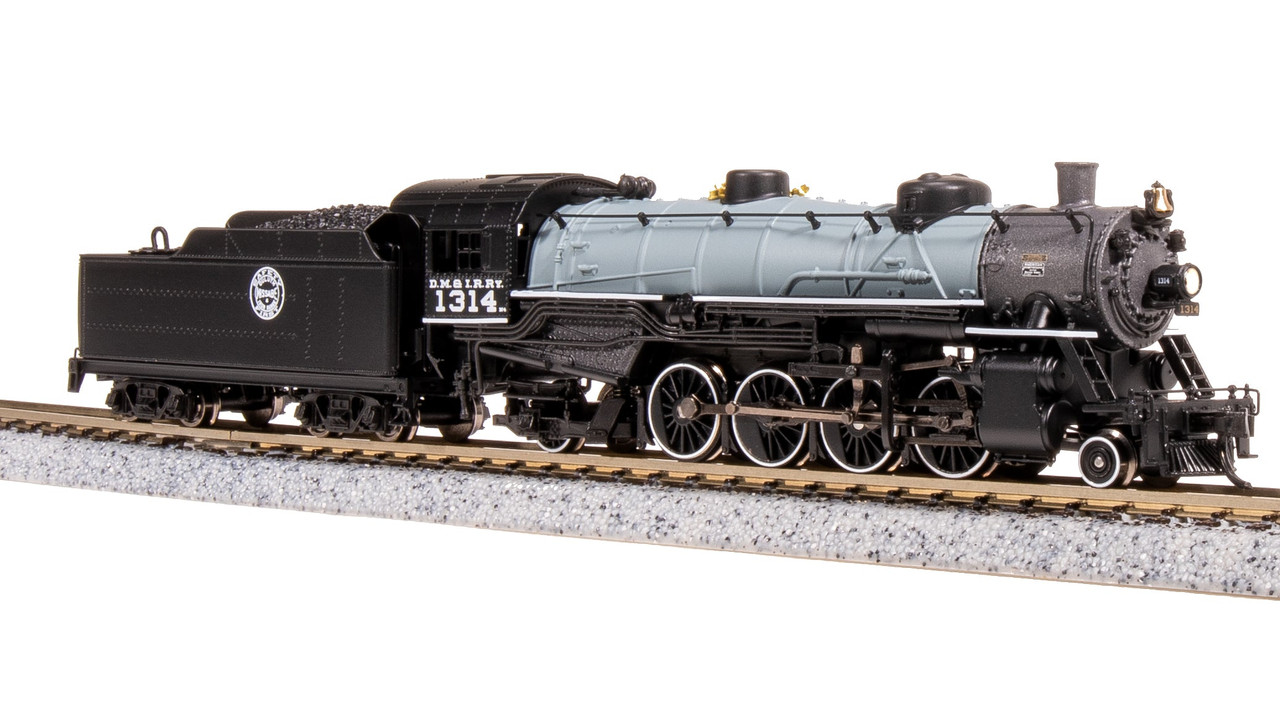 Broadway Limited 7857 N Scale DMIR USRA Light Mikado Steam