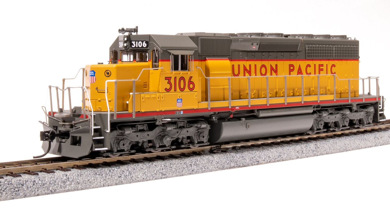 Broadway Limited 9048 HO Union Pacific EMD SD40 Yellow & Gray No