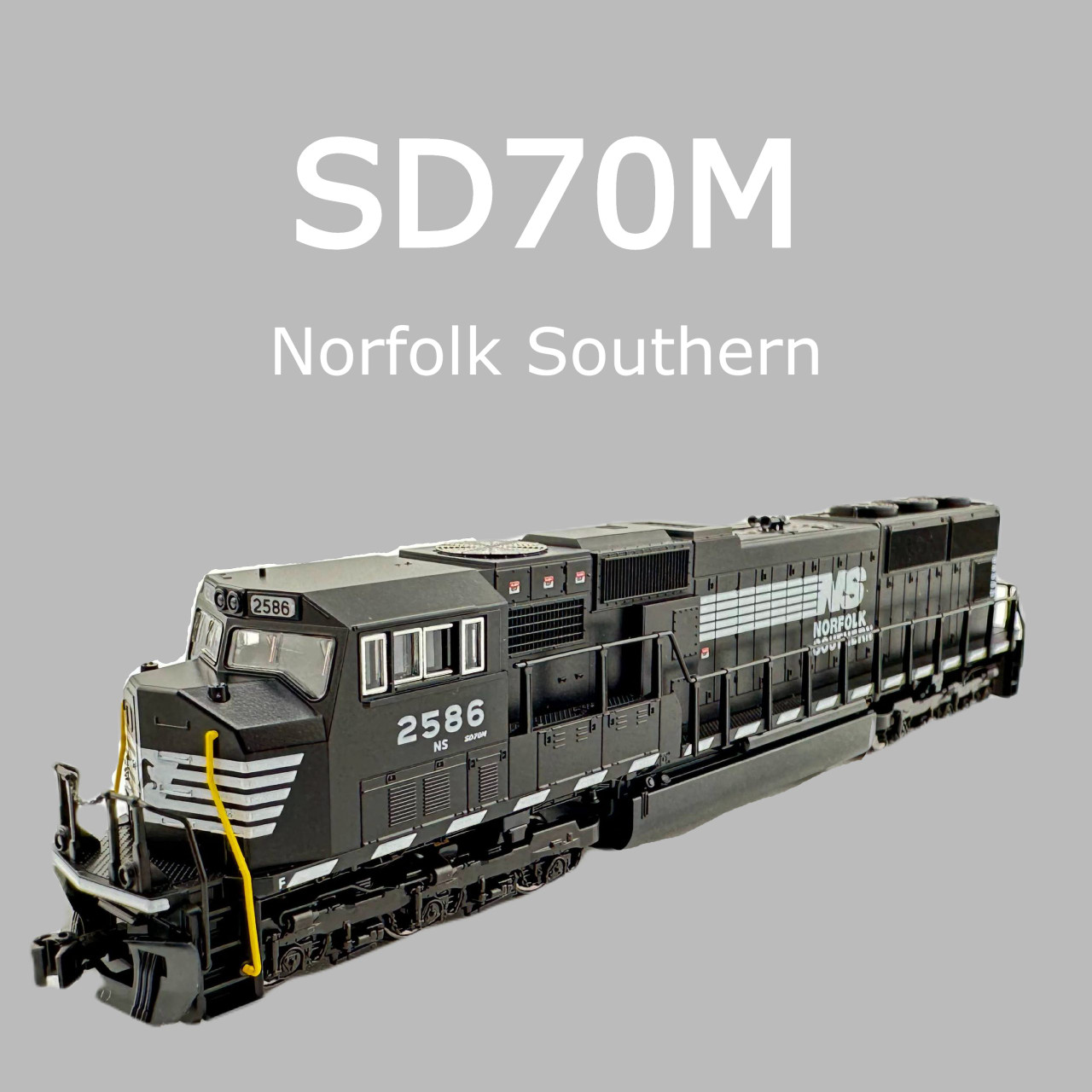 Kato 176-7613 N Norfolk Southern EMD SD70M Flat Radiator Diesel 