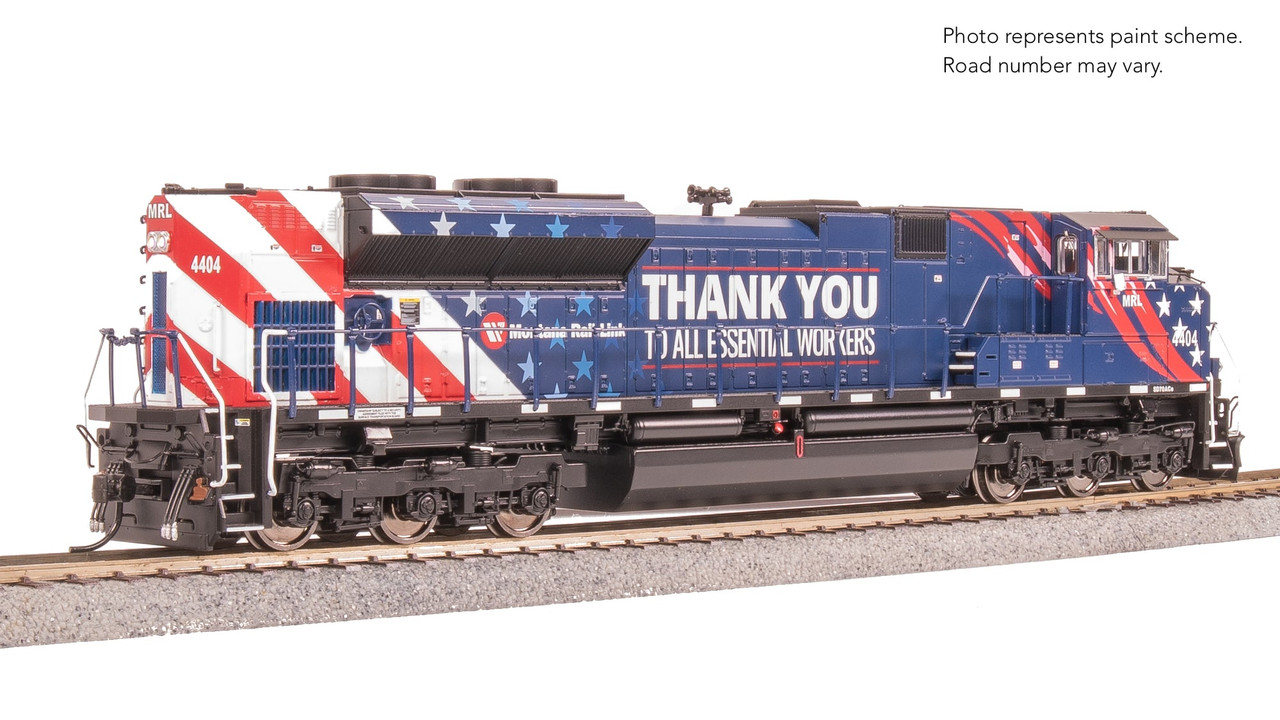 D‘sModelingWorks!co.  Broadway Limited 8673 HO Scale Montana Rail Link EMD SD70ACe 4404