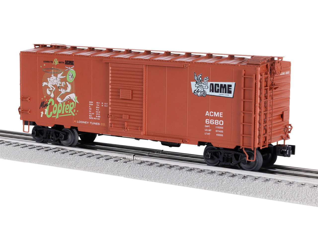 Lionel 2426680 O Scale ACME Mini-Copter PS-1 Boxcar 6680