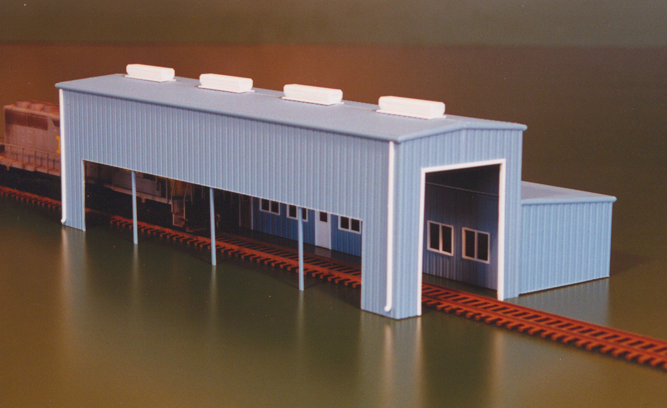 Pikestuff 5007 HO Scale Atkinson Engine Facility Kit Crazy Model Trains