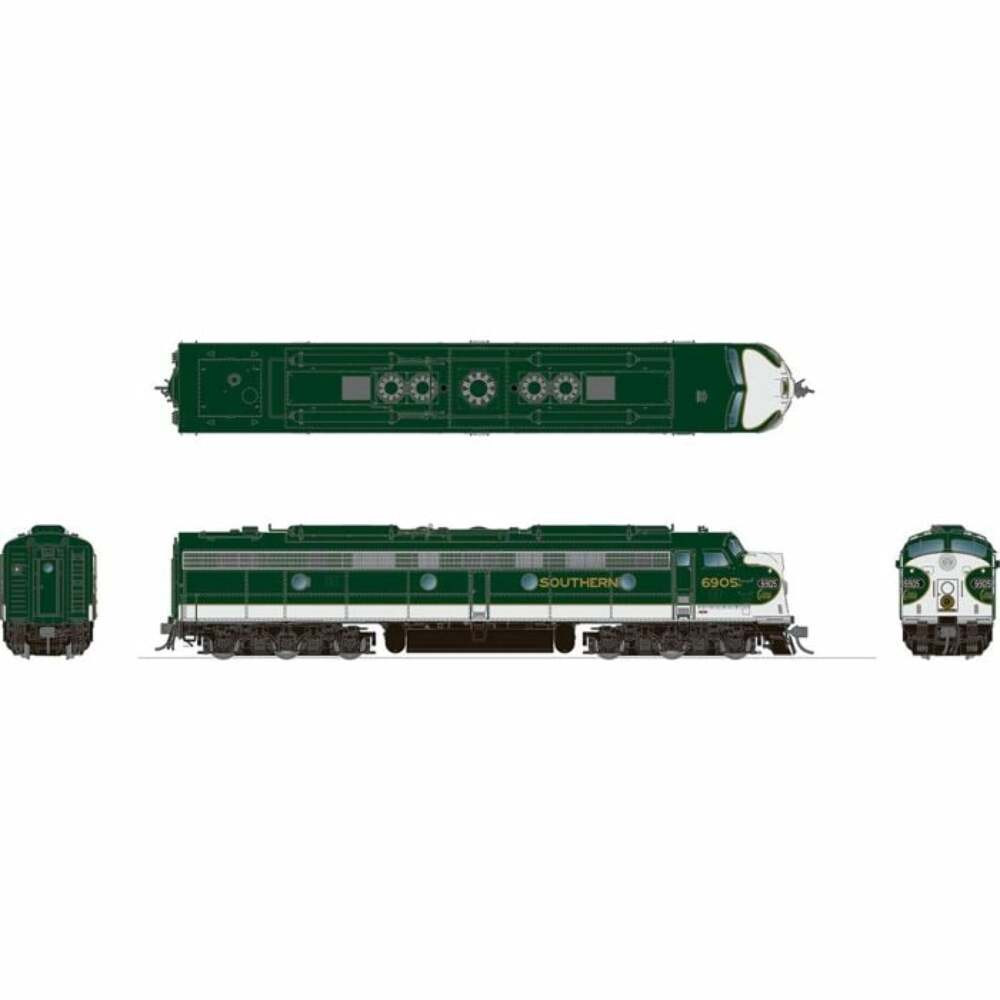 Rapido 28536 HO Scale Southern Crescent Scheme EMD E8A DC DCC Sound