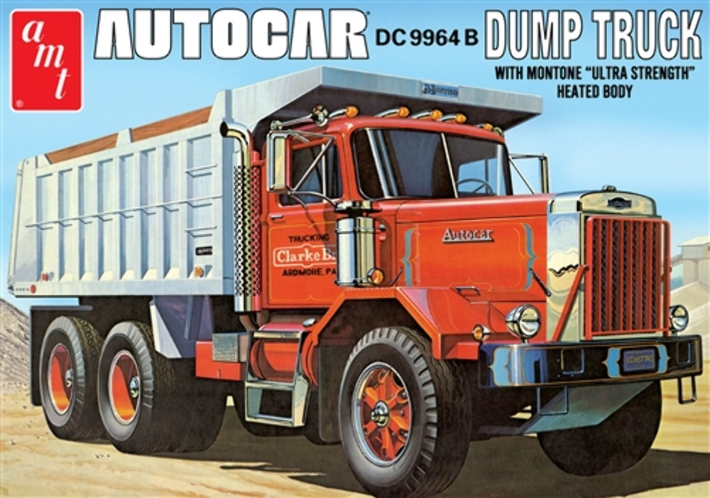 AMT Models 1150 '125 Scale Autocar Dump Truck Model Kit Crazy Model