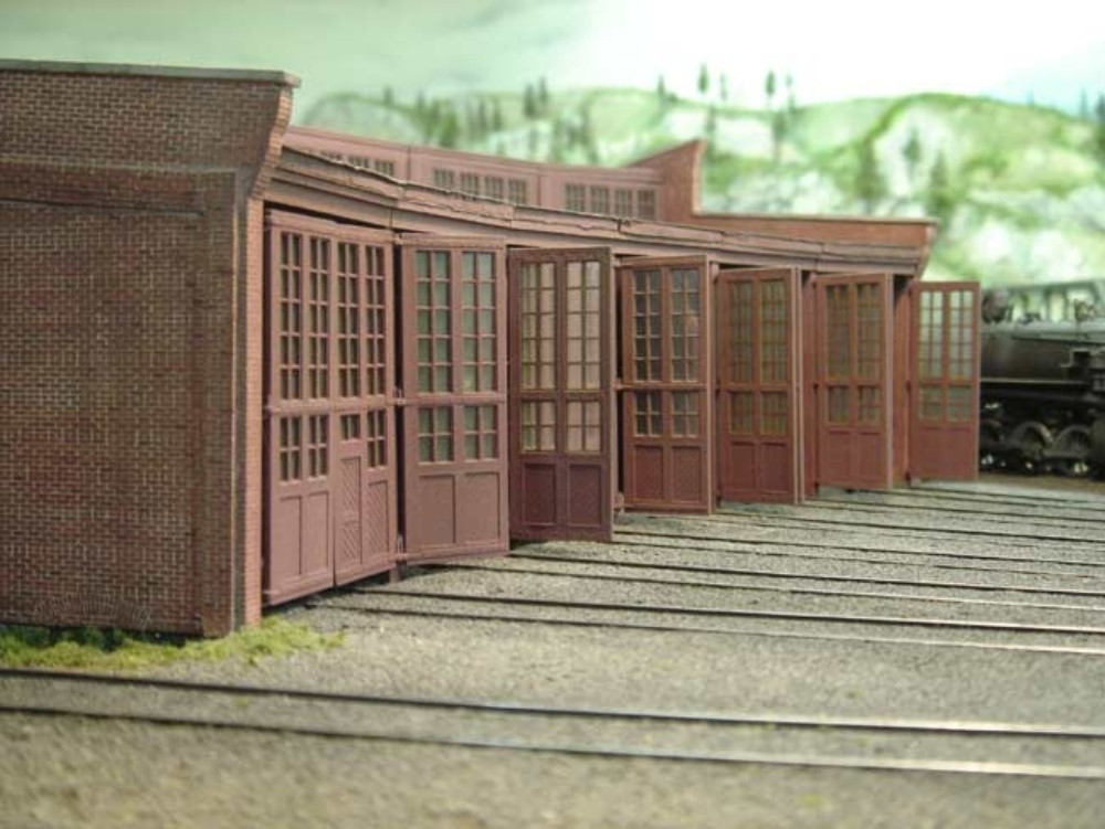 Central Valley Model Works 1605 HO Scale Large Shop Doors (3 Pair) Crazy Model Trains