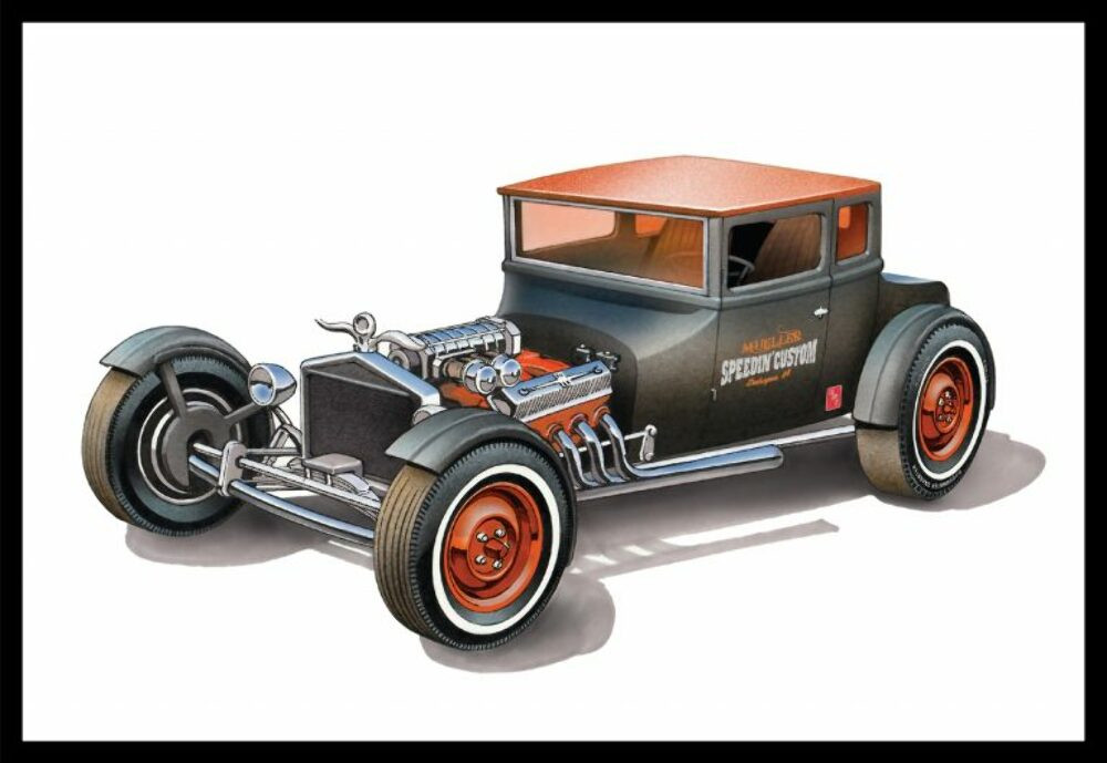 AMT Models 1167 '125 Scale 1925 Ford T "Chopped" Model Kit Crazy