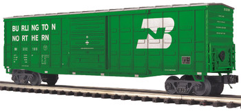 MTH 20-99480 O Gauge Premier Burlington Northern 50' Waffle Boxcar Model Train